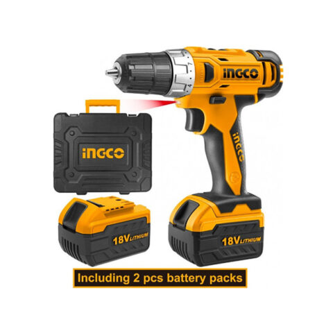 Δραπανοκατσάβιδο Μπαταρίας 18V 2x1.5Ah CDLI228180 Ingco