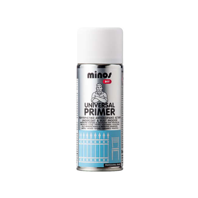 20200424175018_c08634c8 Σπρέι Αστάρι Universal Primer Λευκό 400ml Minos