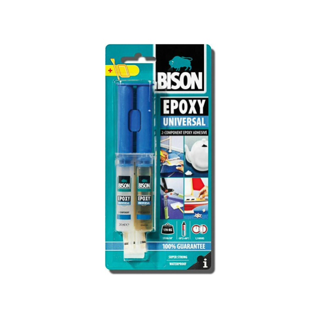 20201027100103_bison_epoxeidiki_kolla_dyo_systatikon_epoxy_universal_24ml Εποξική Κόλλα Epoxy Universal 24ml Bison