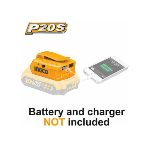 Ασύρματος Φορτιστής USB-A Li-Ion Powerbank CUCLI 2001 Ingco