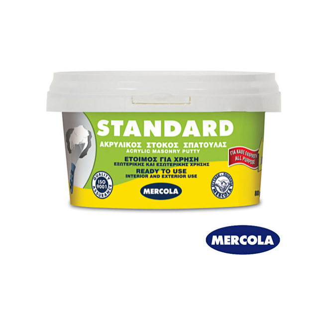 20210112121608_mercola_standard_07001_0_8kg_akrylikos_stokos Στόκος Γενικής Χρήσης Ακρυλικός / Έτοιμος Λευκός 800gr Mercola Standard