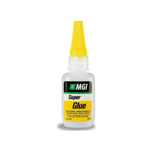 Υγρή Κόλλα Στιγμής Super Glue Μεσαίου Μεγέθους 25gr Χωρίς Διαλύτες MGI