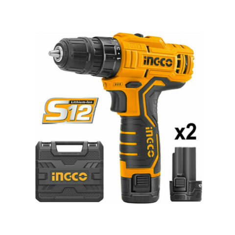 Δραπανοκατσάβιδο Μπαταρίας 12V 2x1.5Ah CDLI12325 Ingco