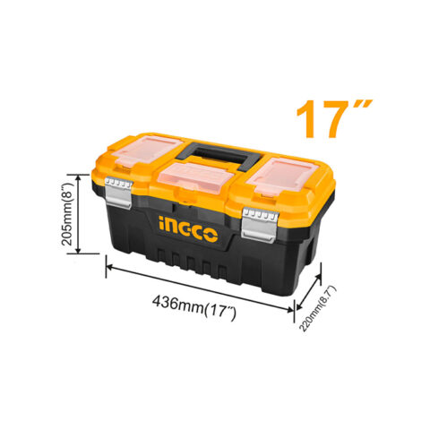 Εργαλειοθήκη Χειρός Πλαστική 43.6x22x20.5cm PBX1702 Ingco