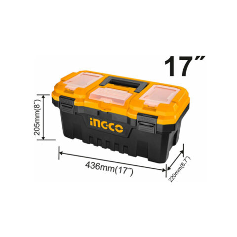 Εργαλειοθήκη Χειρός Πλαστική 43.6x22x20.5cm PBX1701 Ingco