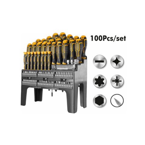 Κατσαβίδι με Μύτες 100τμχ HKSD10028 Ingco
