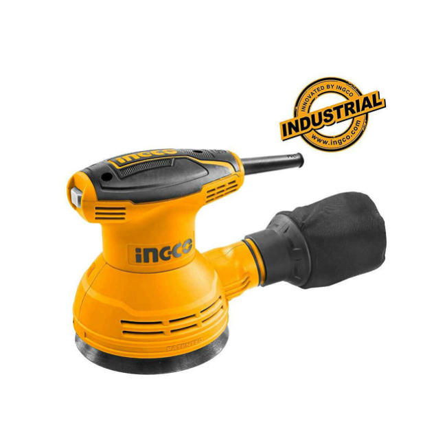 Έκκεντρο Τριβείο 125mm Ρεύματος 320W με Σύστημα Αναρρόφησης RS3208 Ingco